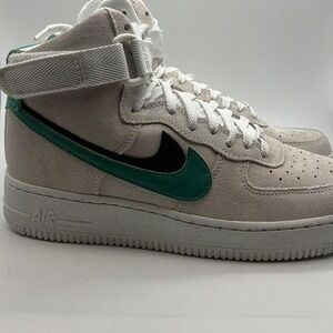 NIKE women AIR FORCE 1 HIGH SE Summit White Neptune Green black Women 8.5 NWB